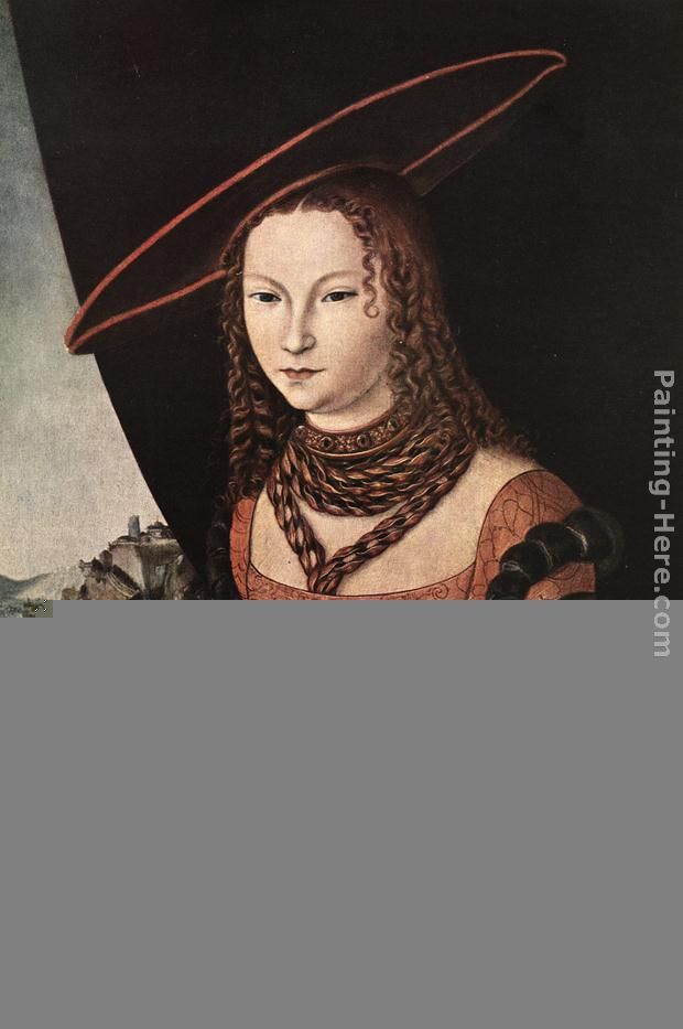 Portrait of a Woman painting - Lucas Cranach the Elder Portrait of a Woman art painting